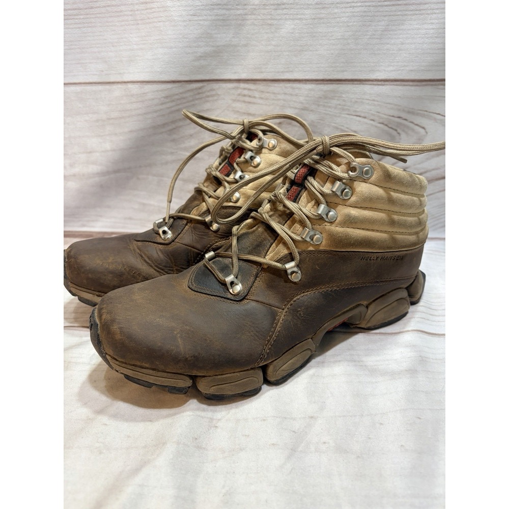 Helly Hansen Women's US 9 Brown Leather Hiking Boots Waterproof Outdoor Trail